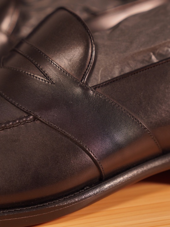Ralph Lauren Purple Label Meegan Penny Loafer Black Size 11 D main image 5